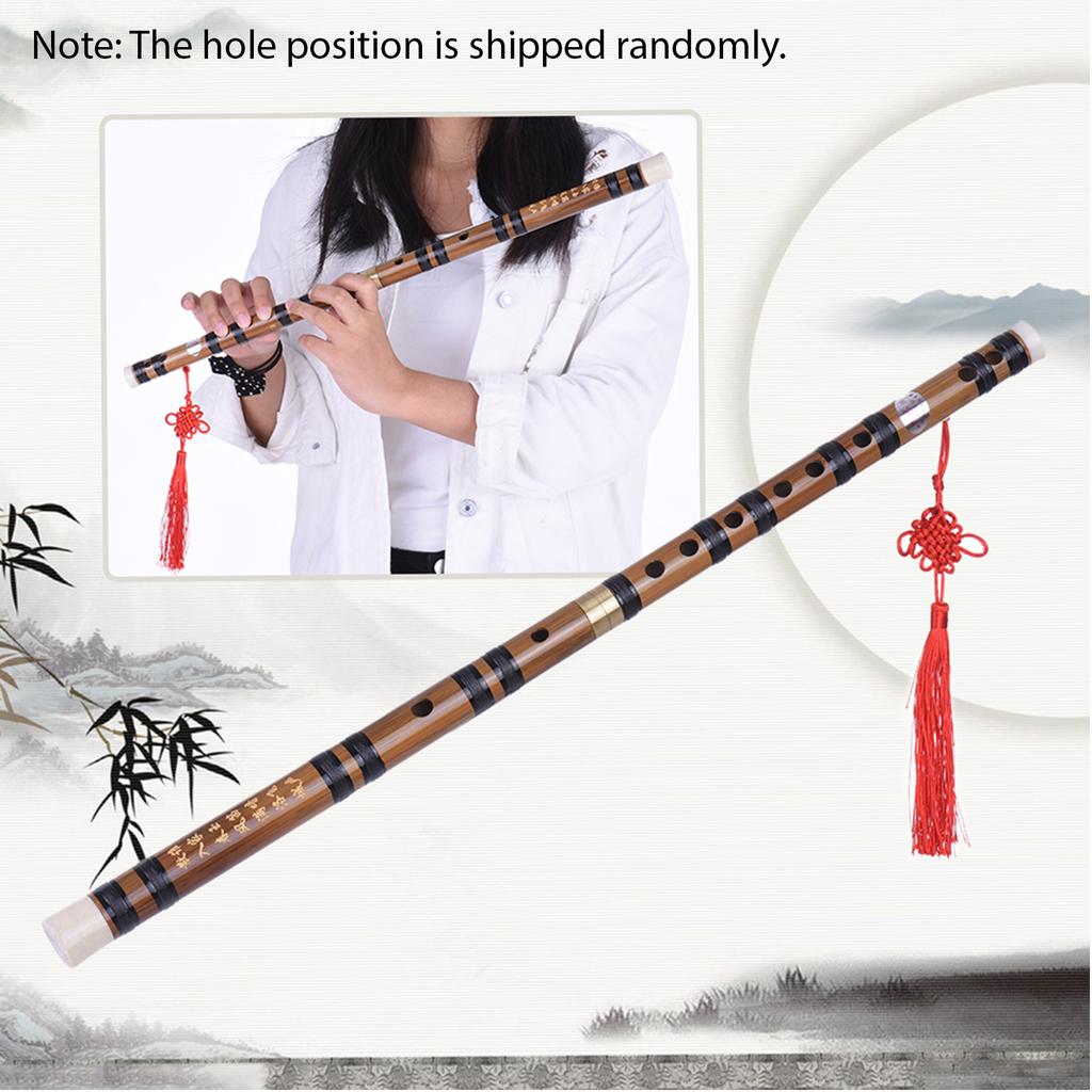Pluggable Handmade Bitter Bamboo Flute Dizi Traditional Chinese Musical Woodwind Instrument In E Key for Beginner Study