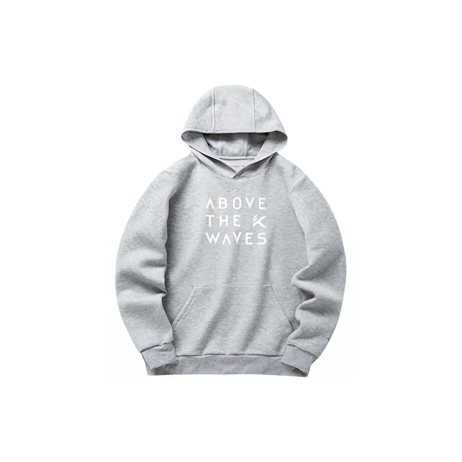 

Anta Thompson KT Basketball Series Letter Print Knitted Hoodie Unisex hoodies Gray Flower-Gray 152211729-1 3XL