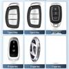 Hyundai Car Key Case for Elantra, ix35, Sonata, Mingtu, Langdong, Lingdong, and ix25 Models