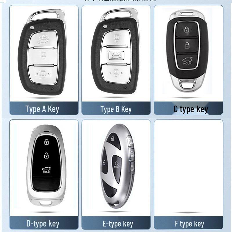 Hyundai Car Key Case for Elantra, ix35, Sonata, Mingtu, Langdong, Lingdong, and ix25 Models