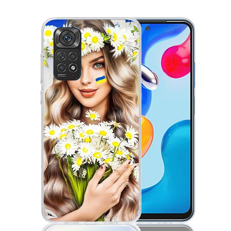 

Ukraine Ukrainian Girl Case Phone Cover for Xiaomi Redmi Note 14 13 12S 12 11S 11 11T 11E 10S 10 Pro Plus 5G Trend Fundas Note 1 Redmi Note 12 4G