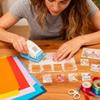 Rechthoekige Postzegel Pons Hendelactie Ambachtelijke Pons voor Papierknutselen Scrapbooking Diverse Materialen Ponsgereedschap Embosser