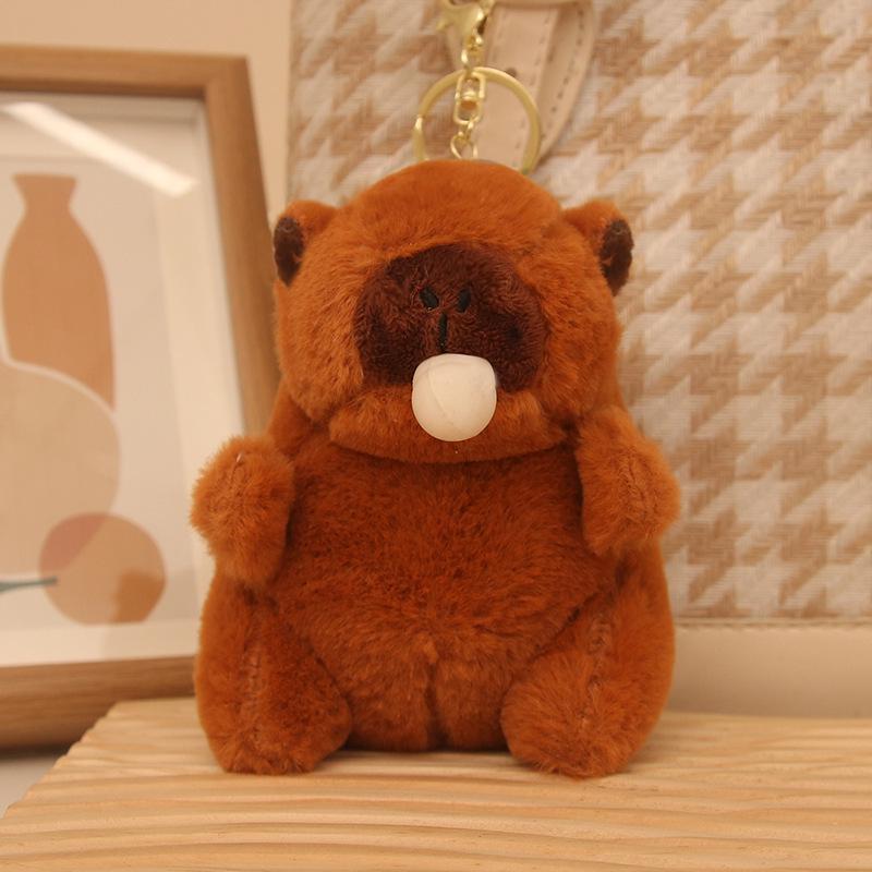 Popular Capybara Plush Pendant: Cute Capybara Ornament Toy