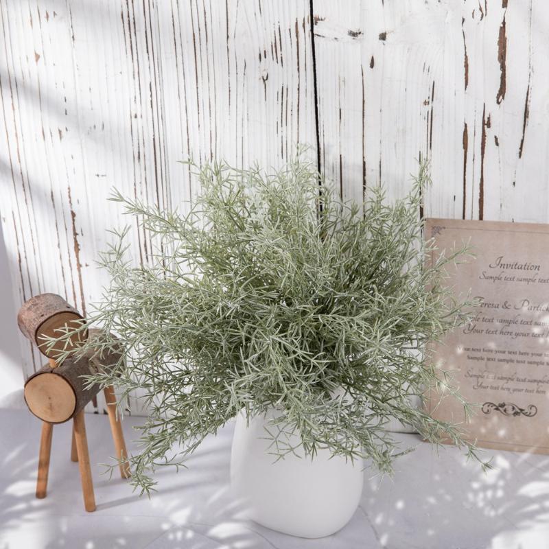 Artificial Rosemary Stems Fake Greenery Plants Realistic Faux Herb For Home Office Garden DIY Decoration Wedding Party Supplies