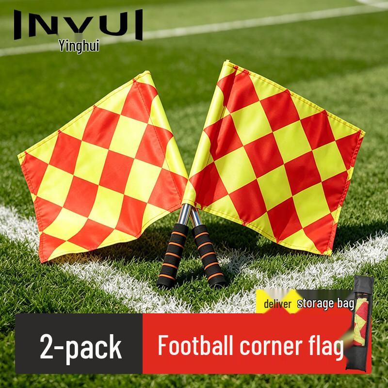 INVUI Football Referee Flags (2-Pack)