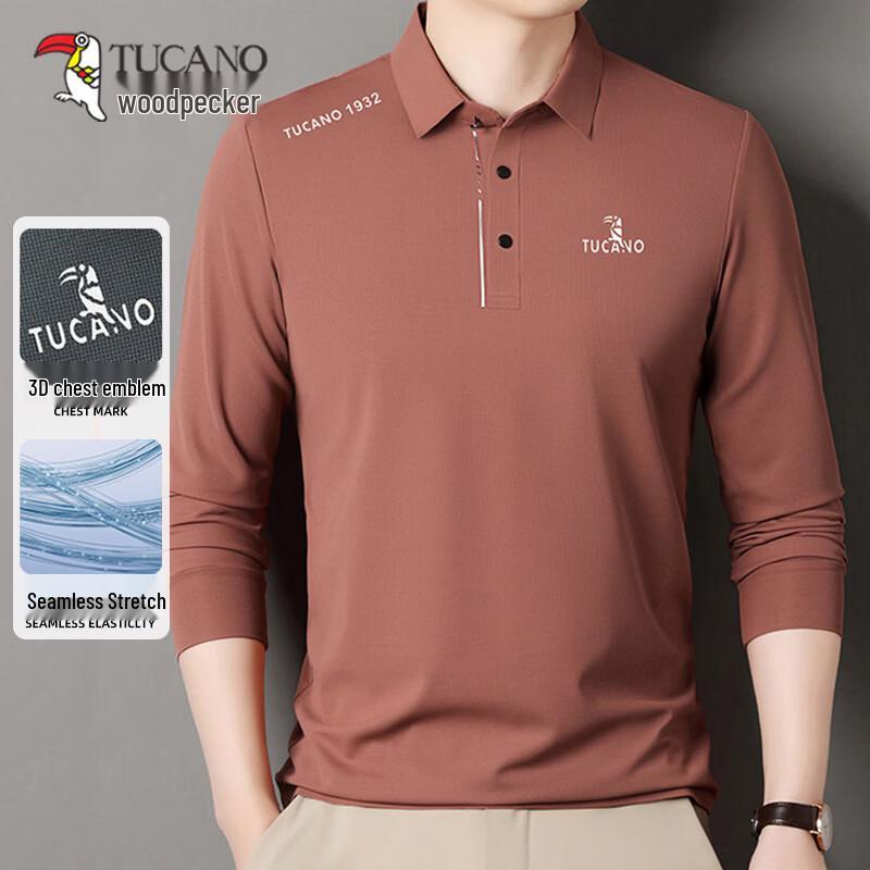 

TUCANO Men s Long Sleeve Polo Shirt M