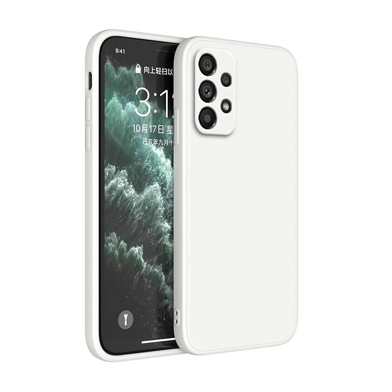 Original Silicone Phone Case For Samsung A32 A42 A52 A52S A72 A13 A23 A33 A53 A73 A14 A24 A34 A54 A57 A37 5G Protective Cover