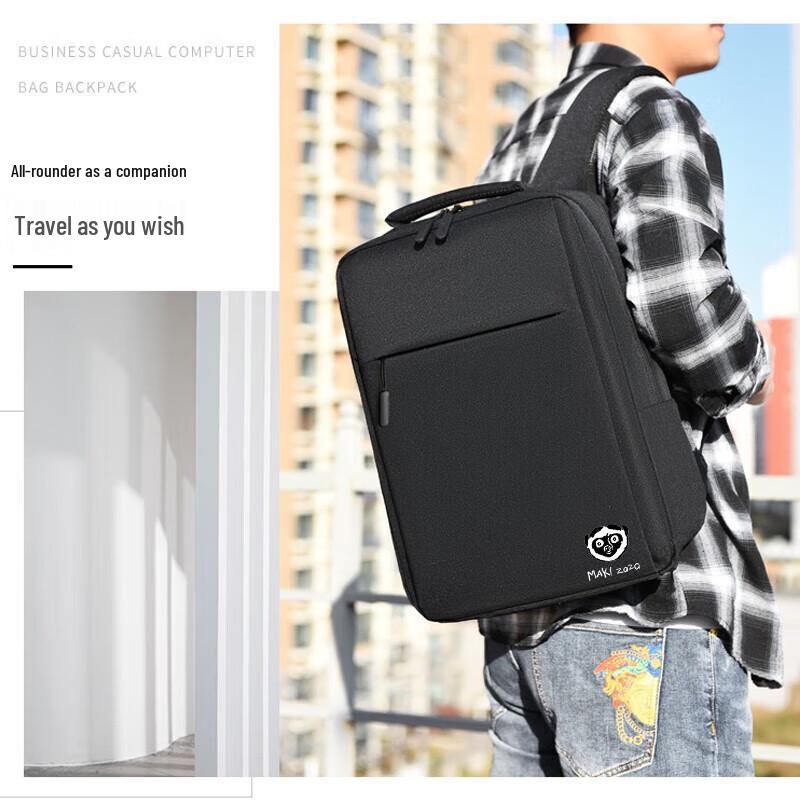 Makizaza Minimalist USB Casual Backpack