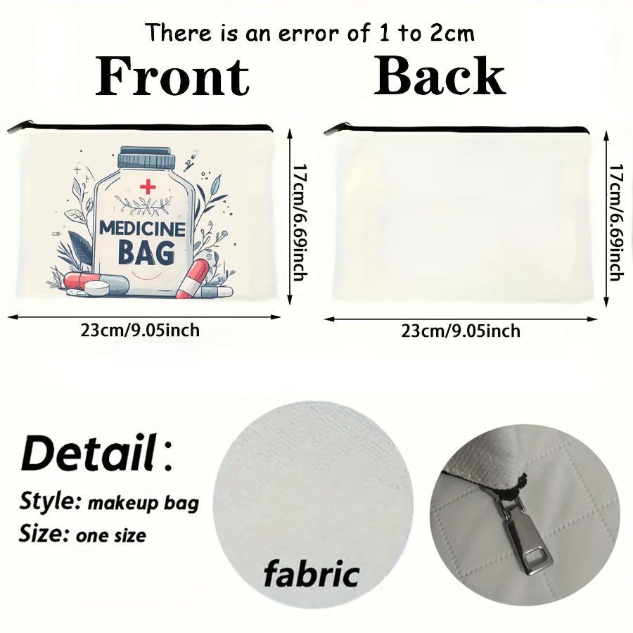 Digital Printing, Makeup Bag, Portable, Item Bag, Portable, Medication Storage Bag, Gift Packaging, Wedding Souvenir Packaging, Travel Makeup Bag