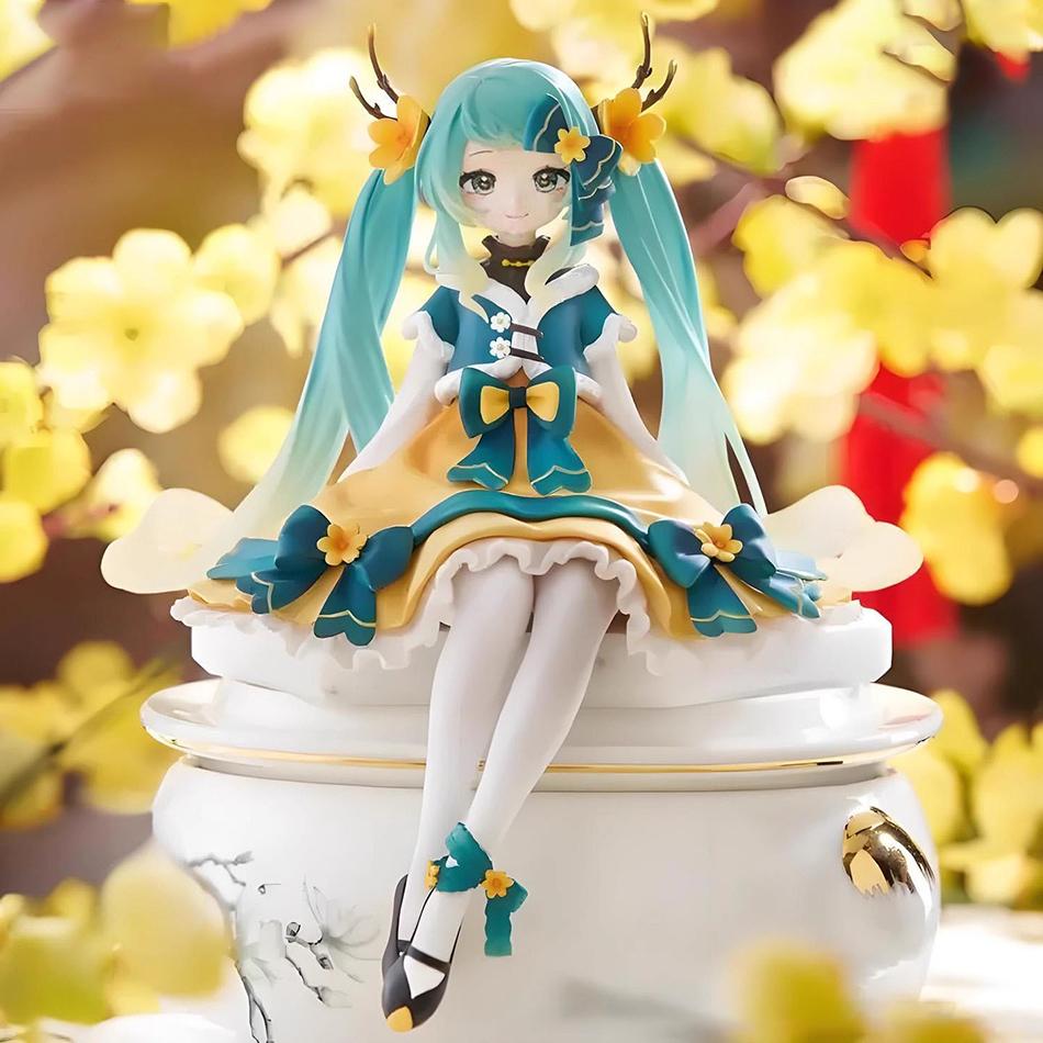 Hatsune Miku Anime Figure Toys Flower Fairy Collection Series MIKU Cute Cartoon PVC Action Figurine Model Doll Kid Birthday Gift