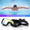 Galvanisierte Taucherbrille Verstellbare Schwimmbadbrille Dicht Schwimm-Sportbrille für Damen Herren Jugendliche Kinder