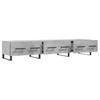 TV Stand Concrete Grey 150 x 36 x 30 cm Particleboard