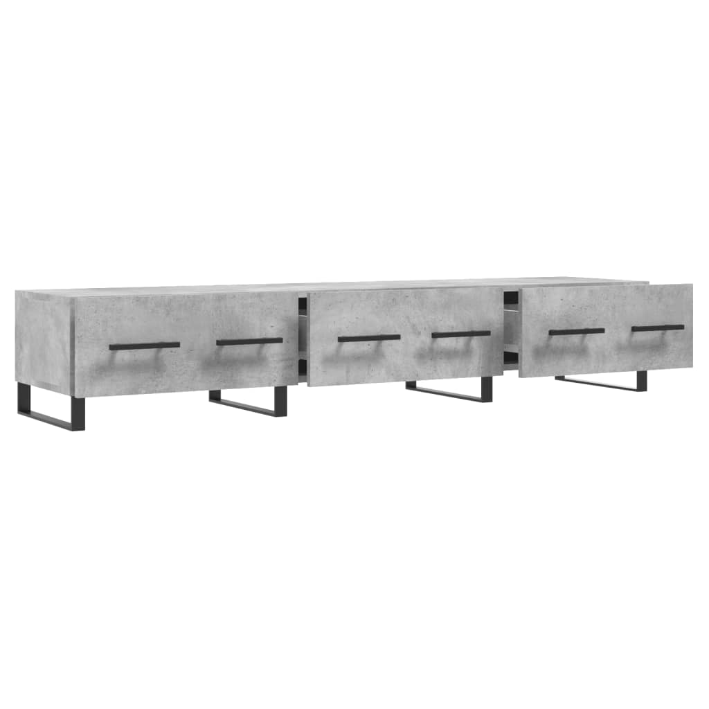 TV Stand Concrete Grey 150 x 36 x 30 cm Particleboard