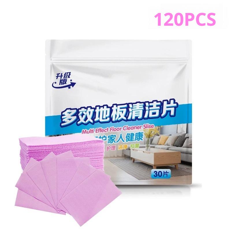 30/60/120Pcs Concentrated Floor Cleaner For Tile Wood Bathroom And Car Surfaces Powerful Floor Cleaning Sheets For Home