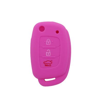 Nowy 3-przyciskowy silikonowy pilot samochodowy z klapką Shell Protect Cover Case do ozdoby samochodu Hyundai