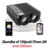 32W Dual Color RGBW  Car Starry Sky Ceiling Light Kit Car Accessories Interior APP Music Car Roof Stars Fiber Optic Light
