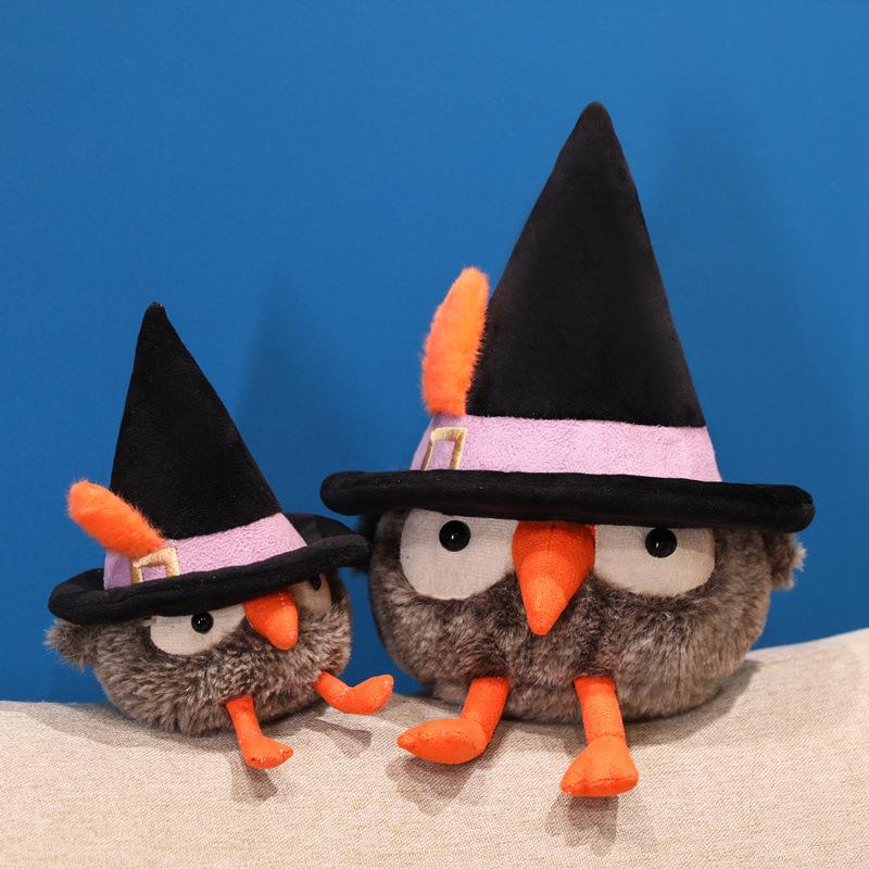 Halloween Jumpy Cat & Ghost Owl Plush Dolls Collection