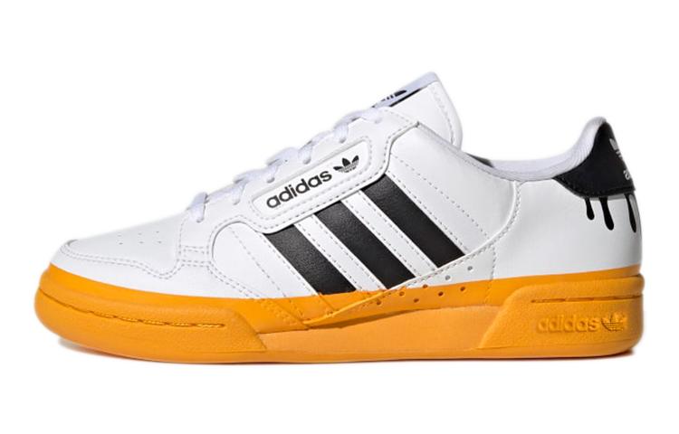 

Adidas Originals Continental 80 Stripes J Comfortable Abrasion Resistant Breathable Low top Kids Skateboarding Shoes GY8135 36⅔
