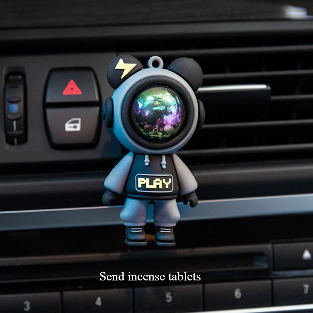 Astronaut Design Car Air Freshener, Car Trend Aromatherapy Clip, Car Interior Trim Clip, Eid al-Fitr Happy