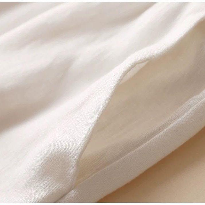 Women Casual Pants Wide Seven-minute Wide-legged Trousers Female Summer Thin Section Ladies Trousers Mother Large Size Women's Trousers