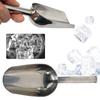 Stainless Steel Ice Scoop Party Bar Buffet Kitchen Sugar Flour Dry Goods Shovel Ice Cream Tools Food Measuring Scoop Shovel