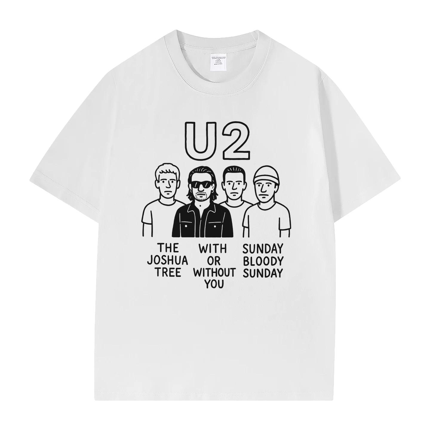 U2 T-Shirt, Soft Fabric Casual Daily Wear XL