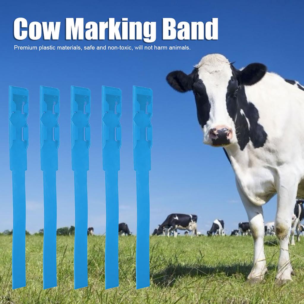 10pcs Identification ID Collars Bands Cow Cattle Marking   Supplies for Farm Livestock