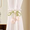 Exquisite Magnetic Buckles Curtain Tiebacks Adjustable Tulip Curtain Straps  Dining Room