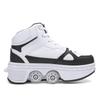 34-43 Four Wheeled Walking Shoes for Children/ Teenagers Roller  Skates for Kids Four Wheeled Deformed Ice Skates for Children