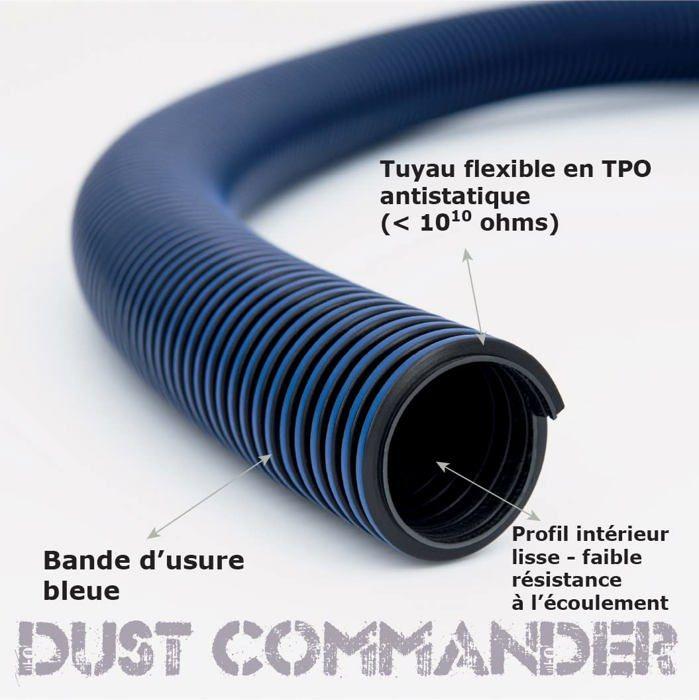 Dust Commander Hesd - Flexible Anti-static Ribbed Suction Hose (25/32mm) Different Lengths (3m, 25mm)