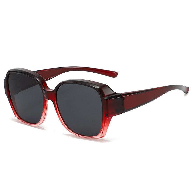 Sunglasses Stylish Square Shades Cover Sunglasses Anti-Glare Uv400 Goggles For Sun  Travel Sports