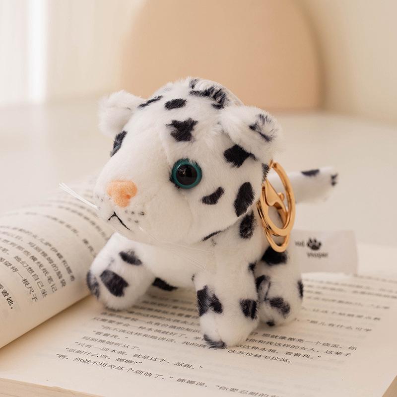 Tiger & Raccoon Plush Snap Band Bracelet - Cute Kids' Zoo Animal Wrist Accessory with Small Pendant