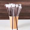 Commercial Double-Hole Coffee Straw Brown Anti-scalding Coffee Stirring Stick Plastic Individually Packaged Drinking Straw Party