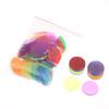 100 Stuks 25 Mm Kleur Plastic Chip Bingo Chip Montessori Interactief Leren Educatie Wiskunde Speelgoed Familie Feest Tellen Speelgoed