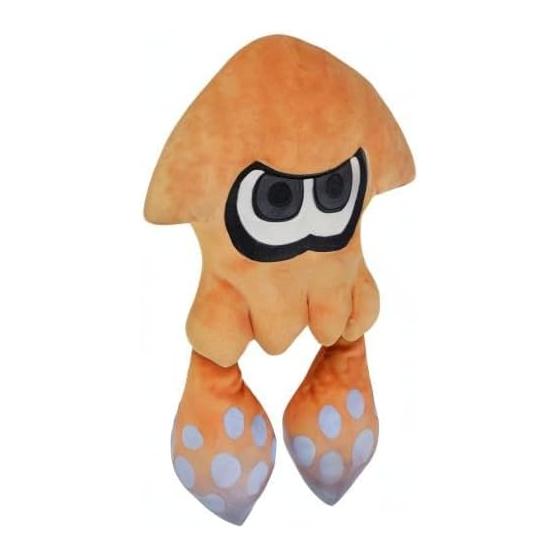 Sanei Boeki Splatoon 3 ALL STAR COLLECTION Squid (M) Orange W26D11H40cm Stuffed Toy SP38