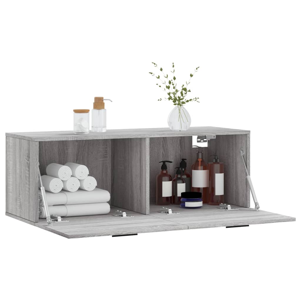 Wall Cabinet Gray Sonoma 100 x 36.5 x 35 cm Particleboard