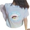 Vans Set In Sleeve T Shirt Women's Light Blue VN0A54IMUUU