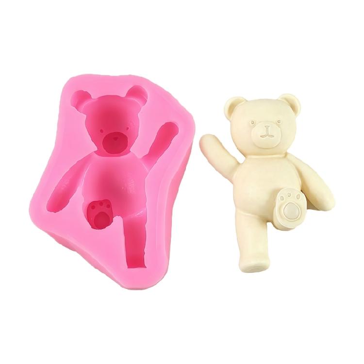 

Creative Bear Shape Silicone Molds For Handmade Cake Chocolate And Candy Easy To Clean And Efficient For Baking Enthusiasts 1