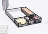 Multi-Compartment Metal Mesh Desktop Organizer Tray