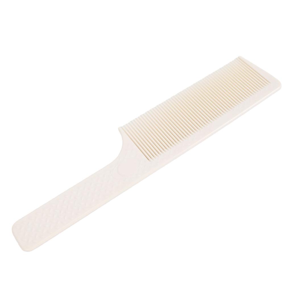 Barber Comb Professional Ergonomic Hair Comb for All Types Hairdressing Hair Cutting White