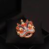 1Pc Classical Elegant Lion Brooch Pin Chinese Aesthetics Retro Personalized Jewelry Accessories Trendy Charm Gift Spread Culture