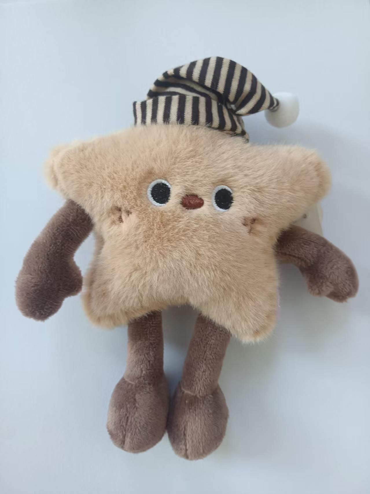 Plush Cartoon Animal Refrigerator Magnets - Ocean & Food Series 14cm