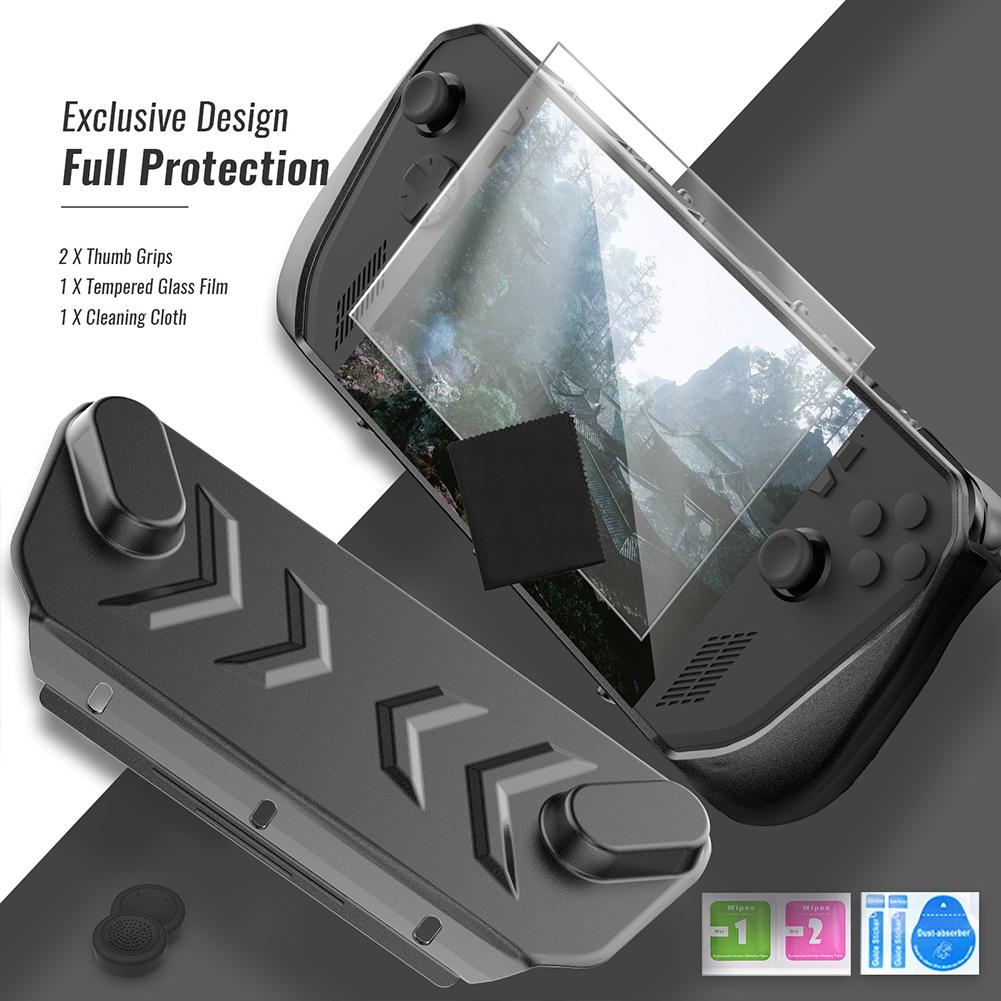 For Asus ROG Ally X TPU Protective Skin Case Shockproof with Stand Drop-proof Anti-Scratch All-round Protection Game Accessories
