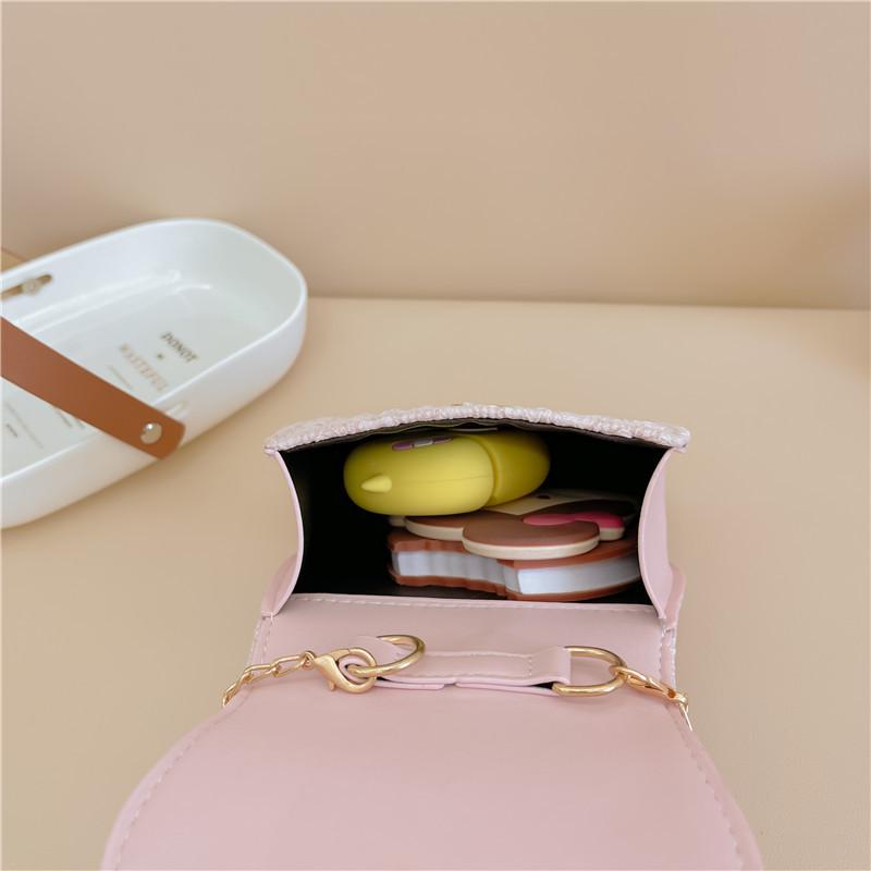 Fresh Flower Children's Bag 2025 Autumn New Chain One Shoulder Crossbody Bag Fashion Portable Decorative Bag