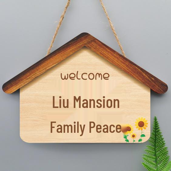 Creative Welcome Home Hanging Sign for Entryway