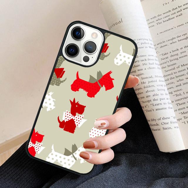 Black Scottish Terrier Dog Puppy Phone Case Cover For IPhone 18 17 Air 16 15 14 Plus for Apple 16 11 12 13 Pro Max