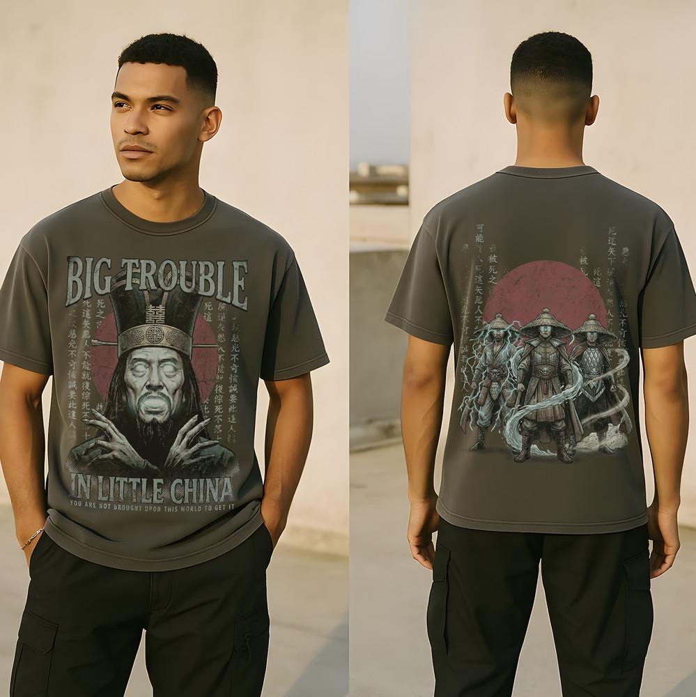 

In Little China Shirt Lo Pan Three Storms Double Sided Vintage Tee Unisex T-Shirt S