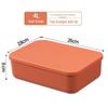Large Plastic Storage Box for Clothing and Sundries - Ideal for Dorm or Home