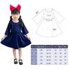Delivery Service Kiki Cosplay Halloween Kids Costume One Piece Headband Shoulder Bag Set Delivery Service Kids Cosplay Party Christmas Costume