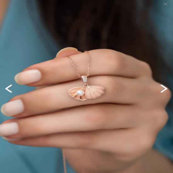 

Ожерелье из устрицы из стерлингового серебра 925 пробы с жемчугом